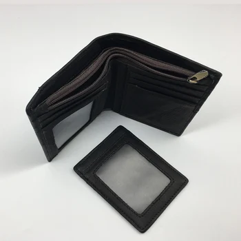 Krátke Jednoduché Kabelku Mužov Peňaženky Business pánske Originálne Kožené Peňaženky 1, aby 3 objednávky