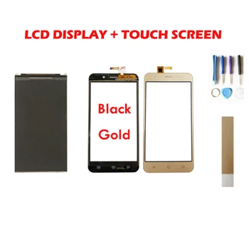 LCD Označenie: 15-22211-3259-2 Pre Vertex Zapôsobiť Šťastie LCD Displej+Dotykový Displej Digitalizátorom. Čierna Zlatá Farba S Páskou&Nástroj
