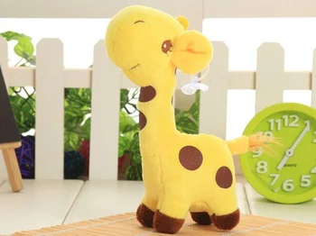 Roztomilý 3Colors - 18 CM Výška Plyšové Žirafa , Plyšové zvieratko plyšové hračky bábiky ; Bulík Okno Prívesok Hračka, bábika , Svadobný Dar, Hračky