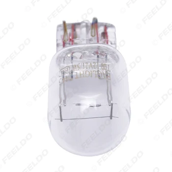 FEELDO 40Pcs Car T20 7443 1881 W21W 12V Wedges bulb External Halogen Lamp #AM5220