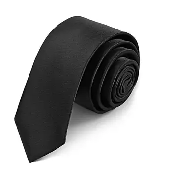 Black Spona Na Kravatu Bezpečnosti Väzby Pre Mužov, Ženy Poslíčka Príslušenstvo Matné Čierne Oblečenie Pohreb Steward Kravata Kravatu Black G5J1