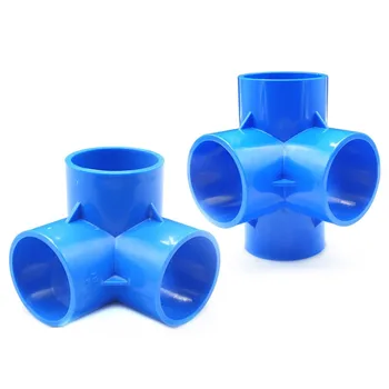 Modrá PVC 3/4/5/6 Rozmerov Vnútorný Priemer 20 mm,25 mm,32 mm PVC Tvarovky Domov Zavlažovanie Záhrady Vodné zásuvky DIY Nástroj
