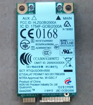 SSEA Veľkoobchod UN2420 GOBI2000 PCI-E Bezdrôtový 3G Karty Pre HP 2540P 4310s 4410s 4415s 4515s 4710s 6530b 8440P 8440W 8530w