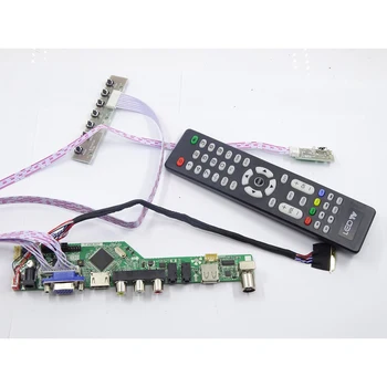 Držiak pre LTN140AT21 LVDS AV 1 366 x 768 Panel LCD Displej Audio LED VGA Diaľkové TV USB Displeja HDMI 40pin Radič Doard Monitor 14