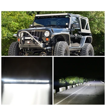 36W-198W Nepremokavé Projektor LED Pracovné Svetlo/Svetlo Bar pre SUV, ATV, UTV, 4 x 4, Piesok koľajnice, Autá, nákladné Vozidlo, Príves, vysokozdvižný Vozík,