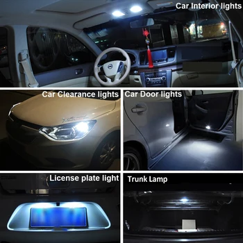 10Pcs LED T10 W5W Žiarovky Auto lampy Svetlá Na Suzuki Aerio Ciaz Rovníka Úcta Forenza Forsa Grand Subaru VIZIV-2 Exiga
