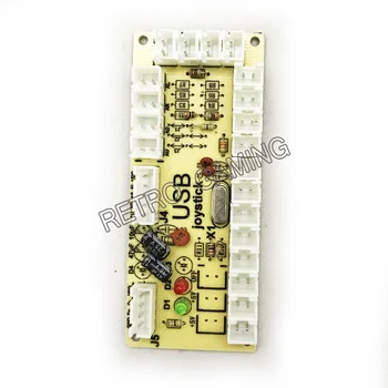 Nulové Oneskorenie Arcade USB Encoder PC Ovládač Ovládací panel Pre MAME (5bin + SANWA Typ tlačítka)