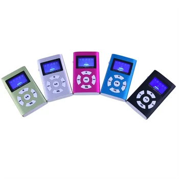 Horúce Prenosné USB Mini MP3 Prehrávač s LCD Displej Podpora Micro SD TF Karty