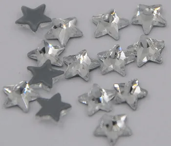 AAAA+ Najlepšia Kvalita 5mm Star tvar Crystal Clear DMC Hot Fix Drahokamu Viac Lesklé Super Svetlé rýchlu Opravu Žehlička Na Kamene.