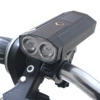Super Jasné Požičovňa Light 2*T6 USB Nabíjateľné 5200mAh Svetlo na Bicykel Vodotesný LED Reflektor Power Bank Bike Príslušenstvo