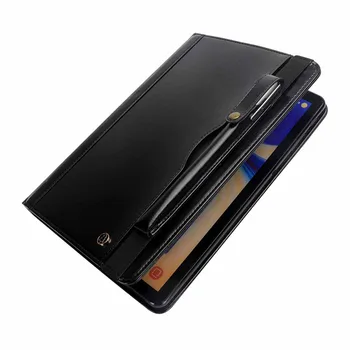 Pre Samsung Galaxy Tab S4 10.5 palcový SM T830 T835 Karta S3 9.7 T820 T825 Business Folio Prípade PU Kožené Peňaženky Flip puzdro Smart Cover
