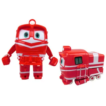 NEW horúce 13cm Robot Vlaky Transformácie Kay Alf Dynamické Vlak Rodiny Deformácie Vlak Auto Akcie Obrázok Hračky pre Bábiky