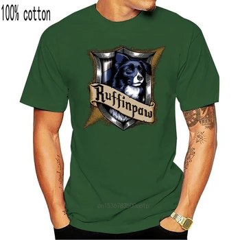 Letné Ruffinpaw T-shirt Corgi T Shirt Mužov Husky, Topy Pet Chihuahua Tričko Bavlnené Oblečenie Black Fitness Amerike Štít Čaj