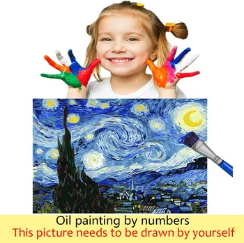 DIY farbív obrázky podľa čísla s farbách, Bielej magnólie strom obrázok kreslenie, maľovanie podľa čísel Domov rámovanie