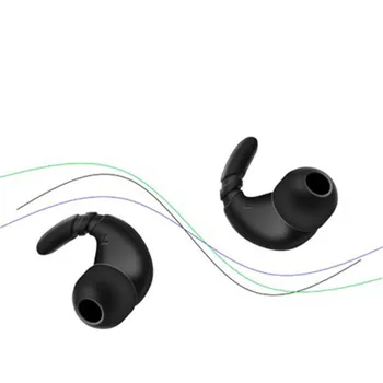 FFFAS 1Pairs Slúchadlá, Silikónové ochranné puzdro šport horn tvarované non-sklzu pre 3.8-5mm In-ear headset earplug spp prípade