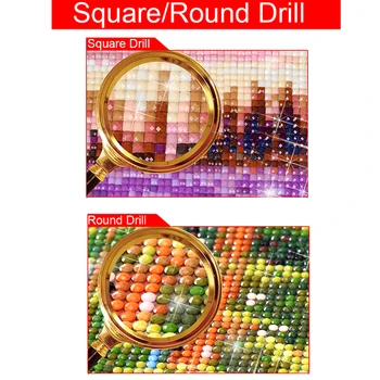 5D DIY Diamond výšivky Cross stitch Vtákov Plné Námestie/Round-Diamond mozaiky Diamond maľovanie, dekorácie HYY