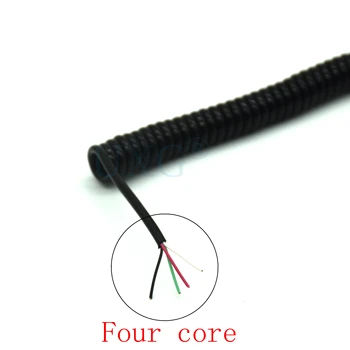 Diy jar curl line usb line usb 4 jadro drôtu micro MINI usb predlžovací kábel, 50 cm 200 cm