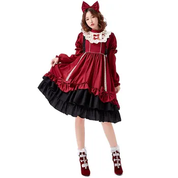 Umorden Halloween Kostýmy pre Ženy Lady Krásne španielsky Lolita Cosplay Gotický Princezná Šaty, Kostým Čarodejnice Európskej Oblečenie