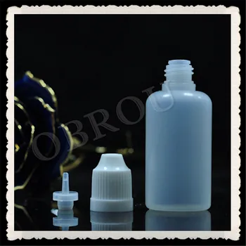 Doprava zadarmo biela chilproof spp 1000pcs 30 ml pe plast droper fľaše pre premium eliquid
