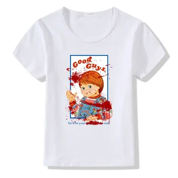 Móda Tlačiť T-shirt Pre Deti Baby Design T shirt Príležitostné Letné Topy Vtipné Tričko CT-2001