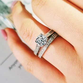 2020 nové trendy srdce pôvodné 925 sterling silver prsteň pre ženy lady výročie darček šperky veľkoobchod R5150