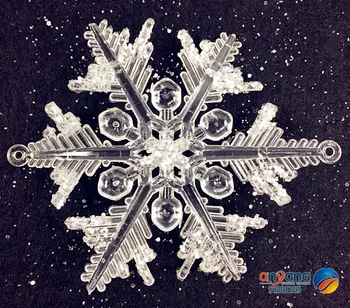 Vianočné Ozdoby, Dekorácie Sneh a ľad Marže účinok Scény 0CM Akryl ovocie Snowflake Diamond účinok
