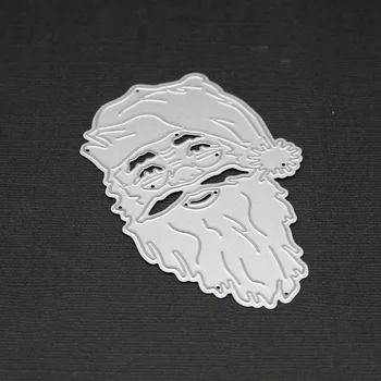 Santa Claus Avatar Vzor Vianočné Rezanie Kovov Zomrie na Kartu, Takže DIY Scrapbooking Album Dekor Papier Plavidlá Vzorkovníka