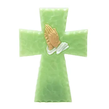 Noctilucent Modlite sa za Kresťanský Kríž Strane Svetelnej Katolicizmus kríž ježiša Ornament rood Vianočný darček darček decor svetlo