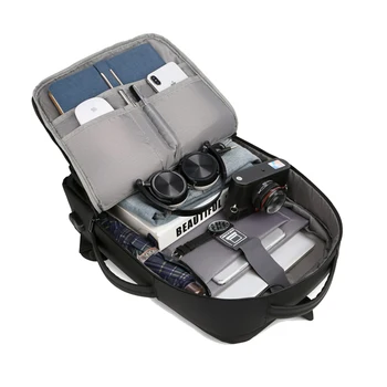 Obchodné USB Nabíjanie Batoh Notebook Backpacks15.6 Palcový Nepremokavé College Taška Pre Mužov, Notebook, Multifunkčné Cestovné Bagpack