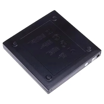 Externý Prenosný DVD Combo Prehrávač CD-RW Napaľovačka diskov Disk USB 2 pre systém Windows 7 8 10