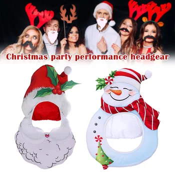 Vianočné Prvky Pokrývky Hlavy Santa Claus Snehuliak Tvar Cosplay Party Príslušenstvo Vianočné Hat Najlepšie Ceny