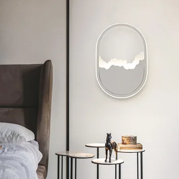 Nordice posteľ nástenné svietidlo nordic výzdoba domov zrkadlo, ľahké lano koridoru nástenné svietidlo uličkou nástenných svietidiel pre domáce nástenné svietidlo