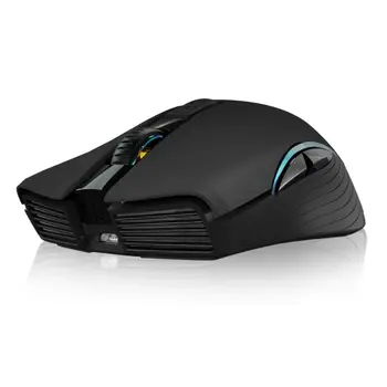 2.4 GHz, USB Bezdrôtová Nabíjateľná Myši 7 Farebné Svetlo Dýchania 3 Výstroj DPI Tiché Hranie Office Notebook Mouse