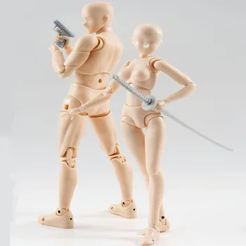 14 cm umelec, Umenie maľby, Anime postavy SHF Náčrtov Kresliť Muž Žena Pohyblivé telo chan spoločná Akcia Obrázok Toy model čerpať Kati