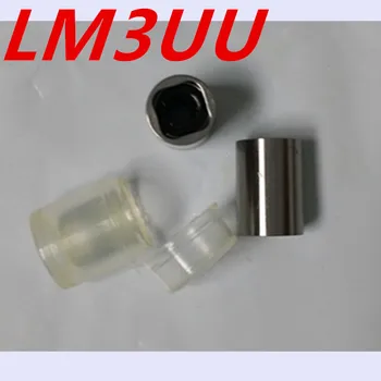 LM3UU 3 mm Lineárny Priechodky, CNC Lineárne Ložiská XYZ časti
