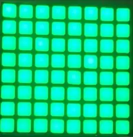 DOPRAVA ZADARMO 5 KS x 6 mm 8X8 Jade Zelená Modrá Červená Biela LED Dot Matrix Digitálne Trubice LED Displej Modul 2488BGG 2488BB Svetlo Korálky