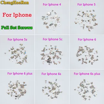 ChengHaoRan kompletnú sadu skrutiek pre iPhone 4 5 5S 5C 6 g 6 Plus 6S 6S Plus 7 7plus 8 8 plus x Oprava Skrutky Mobilné Príslušenstvo