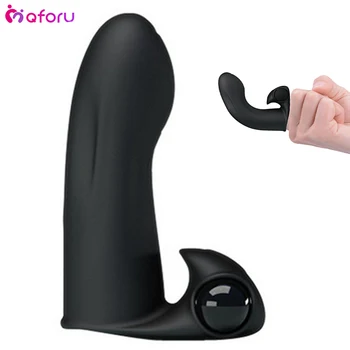 Silikónová Prst Masáž Vibrátor pre Ženy Sexuálne Hračky Výkonné Vibračné Dildo Stimulátor Klitorisu Erotické Hračky