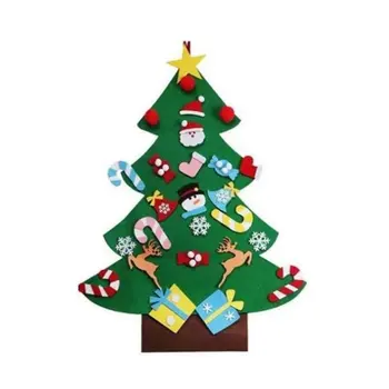 Urob Si Sám Cítil Vianočný Stromček Nový Rok Darčeky Deti Hračky Umelý Strom Stene Visí Ozdoby, Vianočné Dekorácie Pre Domov