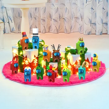 12PCS medzi nami hračka anime obrázok MINI papierové modely akčná hračka čísla hry bábiky Diy Vianoce zdobia Vianočné Ozdoby Pendan