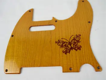 1pc nové Hand-made Ailanthus dreva Gitara Pickguard #2048