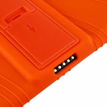 Shockproof Silikónový obal Pre Huawei MediaPad M5 Lite 10 BAH2-W19 BAH2-L09 BAH2-W09 10.1 palcový Stojan, Kryt s Stojan+Film+Pero