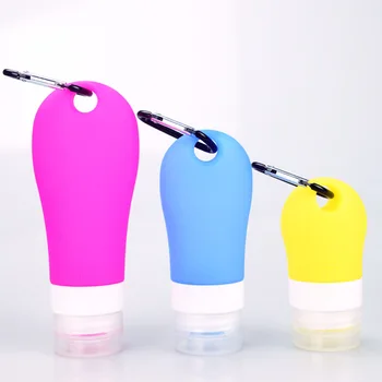 Prenosný Mini Silikónových Fľaša Moja Naplniteľné Fľaše Cestovné Krém Body Shampoo Kontajner J99St