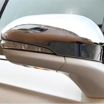 Auto Chrome Spätné Zrkadlo Dekorácie Kryt Bočné Dvere Zrkadlo Pokrytie Spp pre Ford Mondeo Fusion 2013-2020