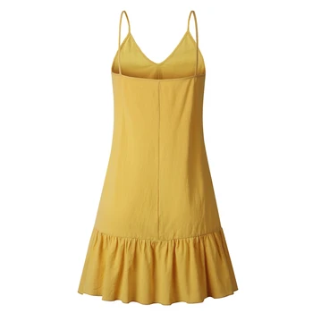 Špagety Popruh Prehrabať Šaty Žien Letné Šaty 2020 Bavlnená posteľná Bielizeň Vestidos Shift Zelené Šaty Off Ramenný Sexy mini Sundress