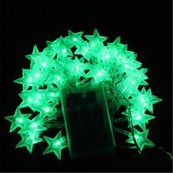 LED Star String Svetiel 1M/2M/5M/10M LED Rozprávkových Svetiel Svadobné, Vianočné dekorácie, Osvetlenie, Batérie Pracovať ligotať svetlá
