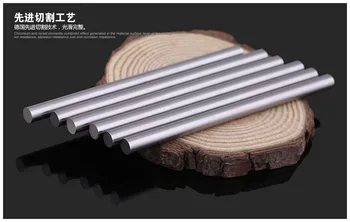 Presnosť kolo obracia priamo rukoväť rýchloreznej ocele metrika nástroj kolo rod punč pin 0.8-7.9*100mm DIY Biely oceľový nôž
