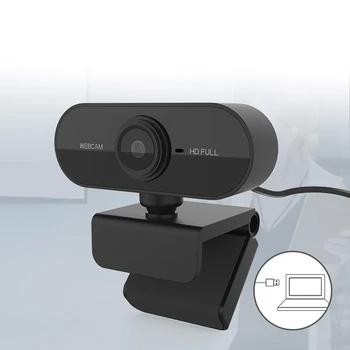 Webová kamera s Mikrofónom, rozlíšením Full HD 1080P Webcam Video Kamera, USB, Plug and Play pre Počítače PC Notebook Ploche Konferencie Kamery