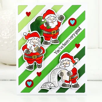 Vianočné Santa Claus Gnome Morská víla Jasné, Pečiatok A Zomrie Nastaviť pre DIY Scrapbooking Papier Karty Plavidlá 2019 Nové