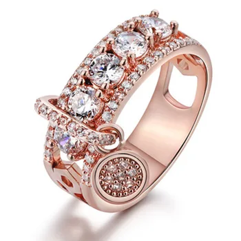 10pcs/veľa krúžky luxusné šperky designer ženy krúžky zirkón krúžok s krištáľovo krúžok model č. NE1065